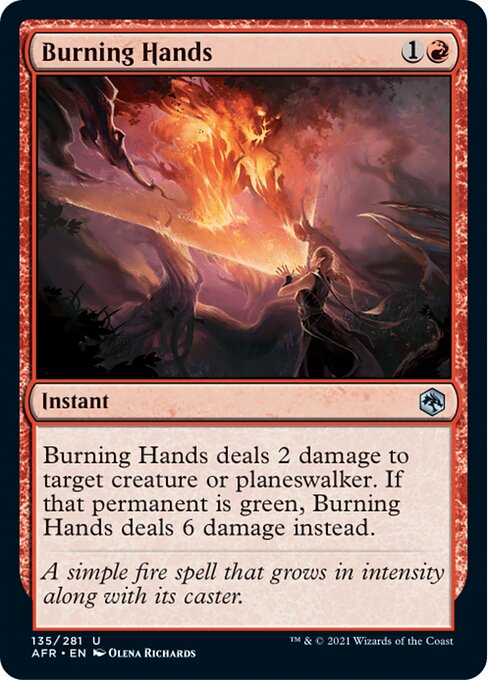 Burning Hands – Foil