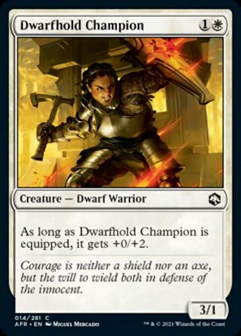 Dwarfhold Champion – Foil