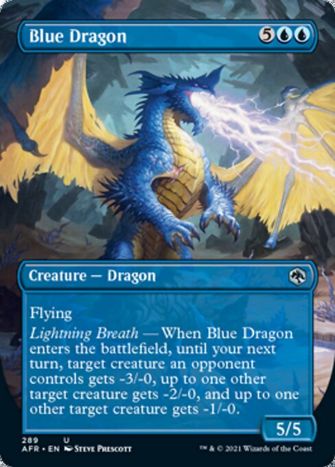 Blue Dragon – Alternate Art Borderless