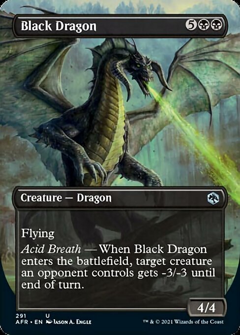Black Dragon – Alternate Art Borderless