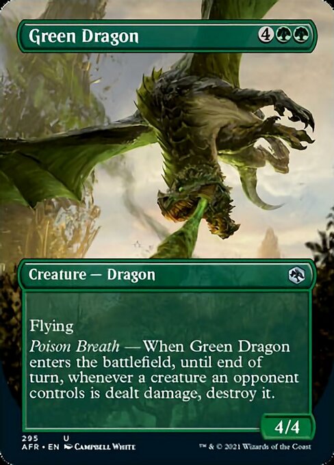Green Dragon – Alternate Art Borderless
