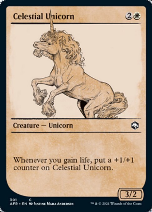 Celestial Unicorn – Showcase – Foil
