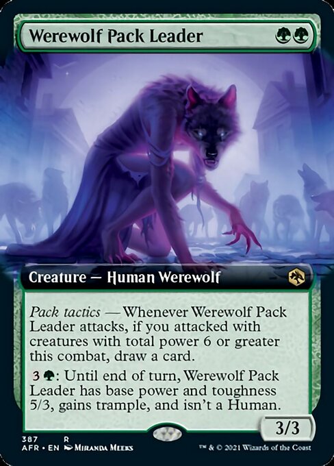 Werewolf Pack Leader – Extended Art