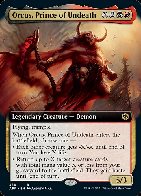 Orcus, Prince of Undeath – Extended Art