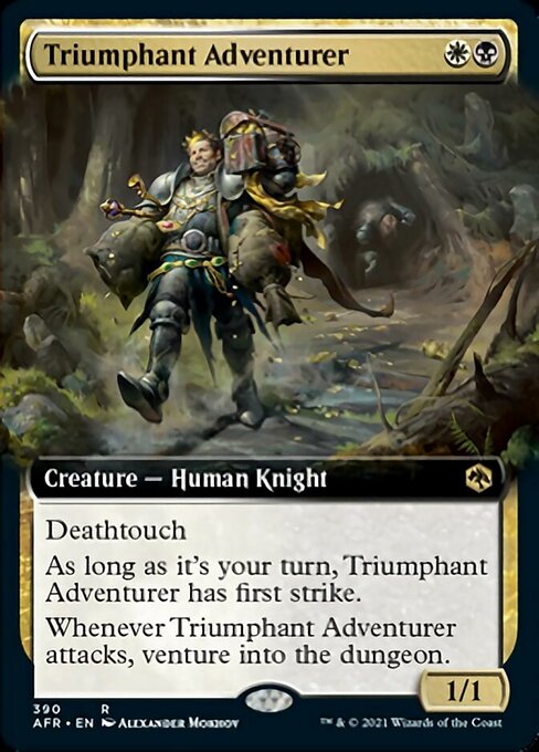 Triumphant Adventurer – Extended Art