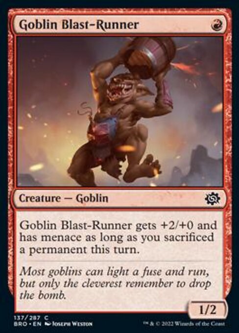 Goblin Blast-Runner – Foil