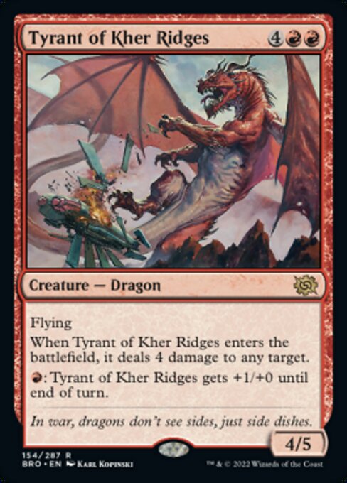 Tyrant of Kher Ridges – Foil