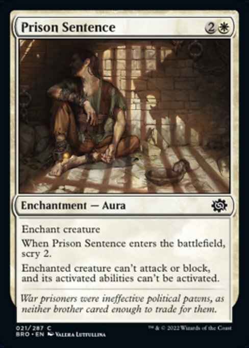 Prison Sentence – Foil