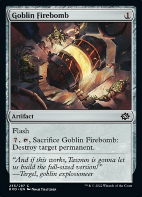 Goblin Firebomb – Foil