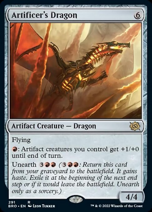 Artificer’s Dragon – Foil