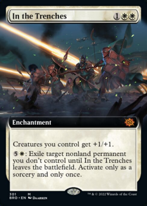 In the Trenches – Extended Art – Foil