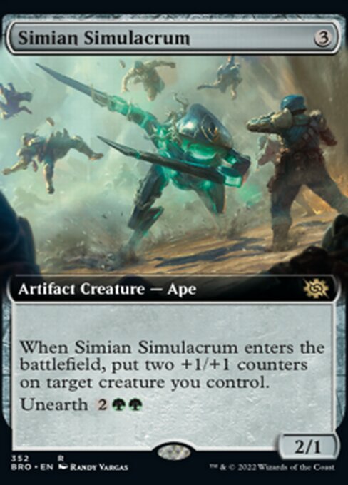 Simian Simulacrum – Extended Art