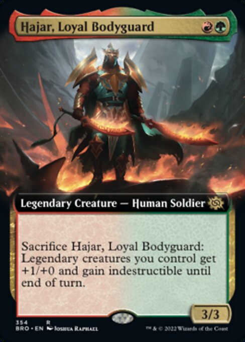 Hajar, Loyal Bodyguard – Extended Art