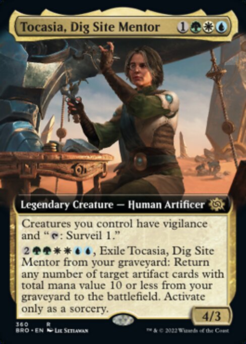 Tocasia, Dig Site Mentor – Extended Art