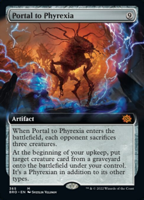 Portal to Phyrexia – Extended Art – Foil