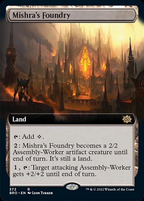 Mishra’s Foundry – Extended Art