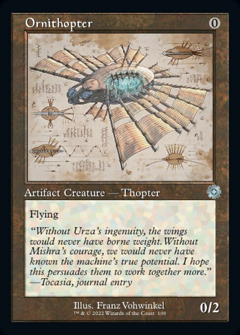 Ornithopter – Schematic – Foil