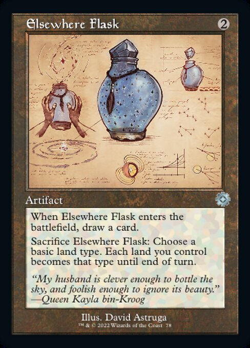 Elsewhere Flask – Schematic – Foil