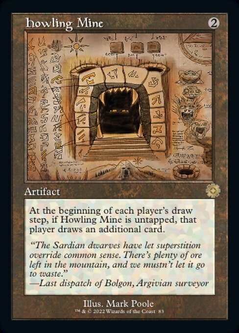 Howling Mine – Schematic – Foil