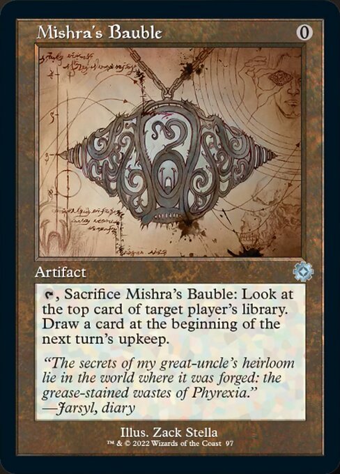 Mishra’s Bauble – Schematic
