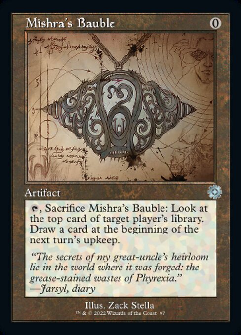 Mishra’s Bauble – Schematic – Foil