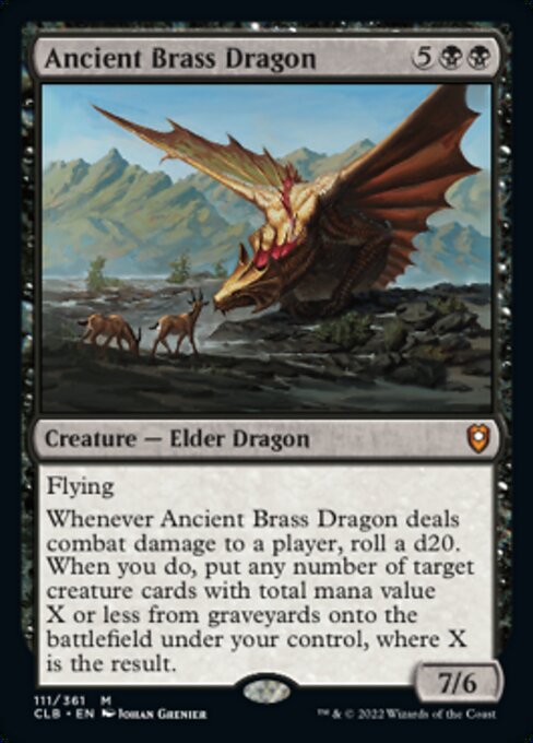 Ancient Brass Dragon – Foil