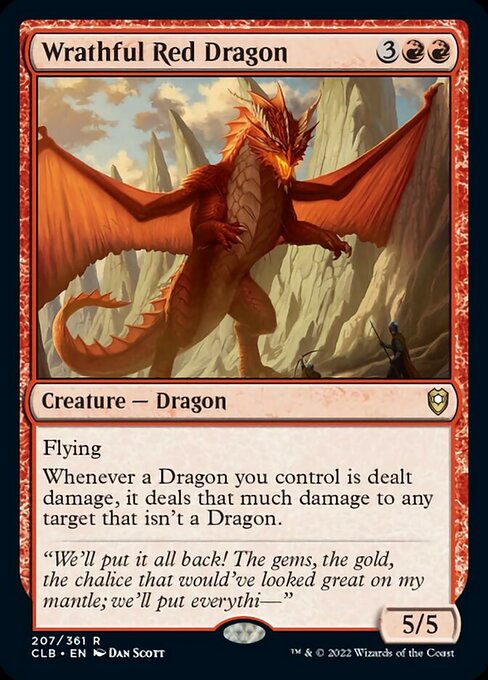 Wrathful Red Dragon – Foil