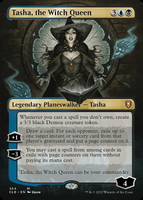 Tasha, the Witch Queen – Borderless Planeswalker