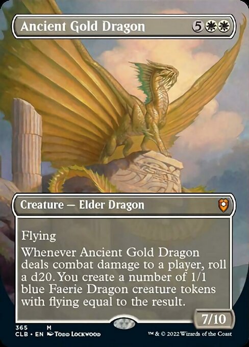Ancient Gold Dragon – Alternate-Art Borderless – Foil