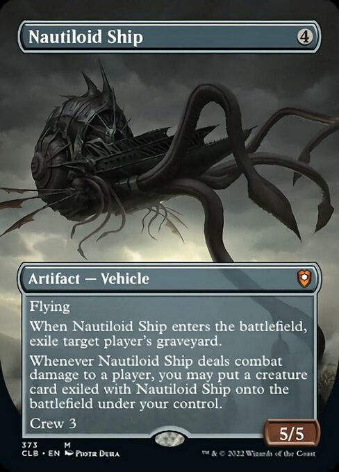 Nautiloid Ship – Alternate-Art Borderless