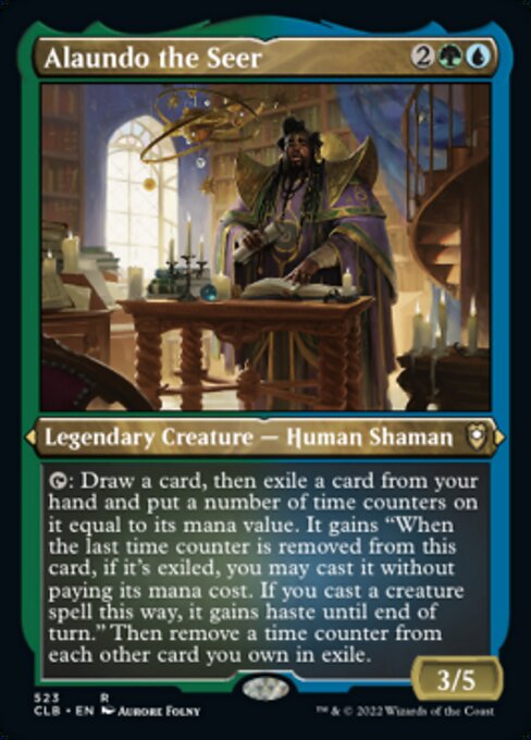 Alaundo the Seer – Etched Foil