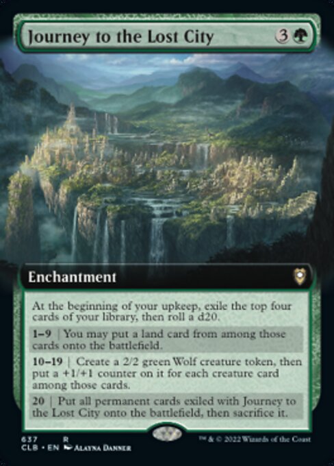 Journey to the Lost City – Extended Art