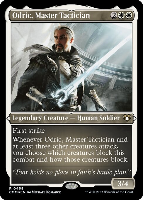 Odric, Master Tactician – Etched Foils