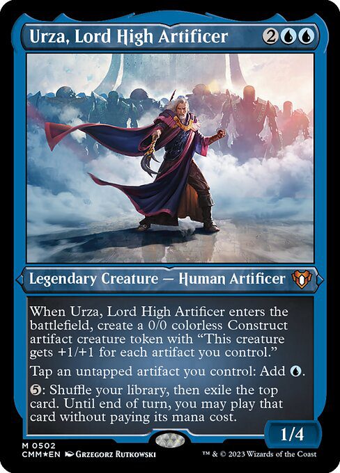 Urza, Lord High Artificer – Etched Foils