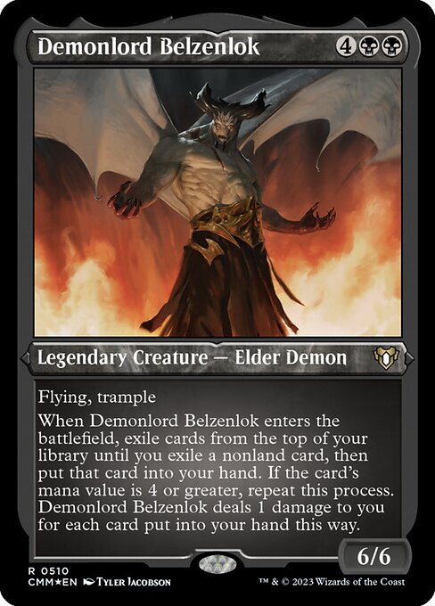 Demonlord Belzenlok – Etched Foils