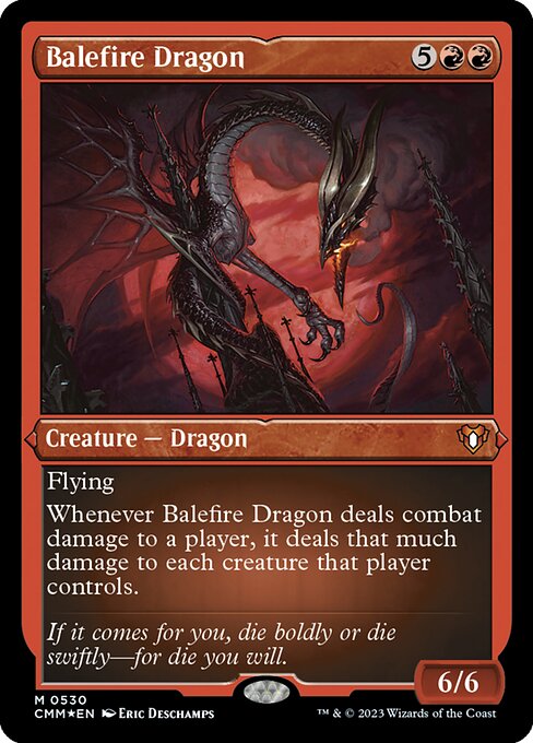 Balefire Dragon – Etched Foils