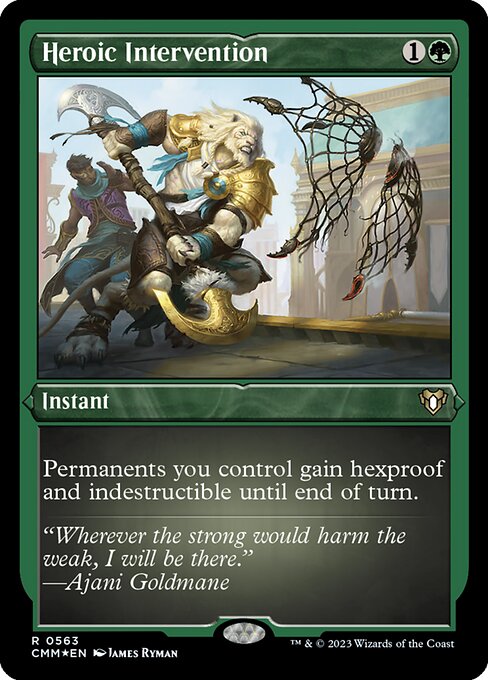 Heroic Intervention – Etched Foils