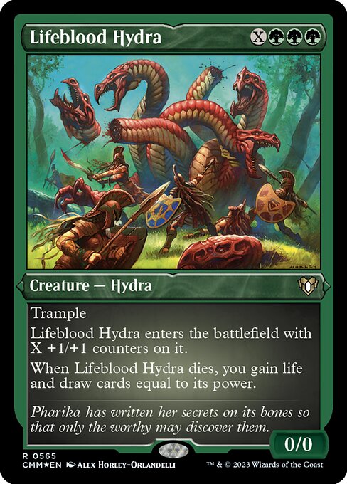 Lifeblood Hydra – Etched Foils