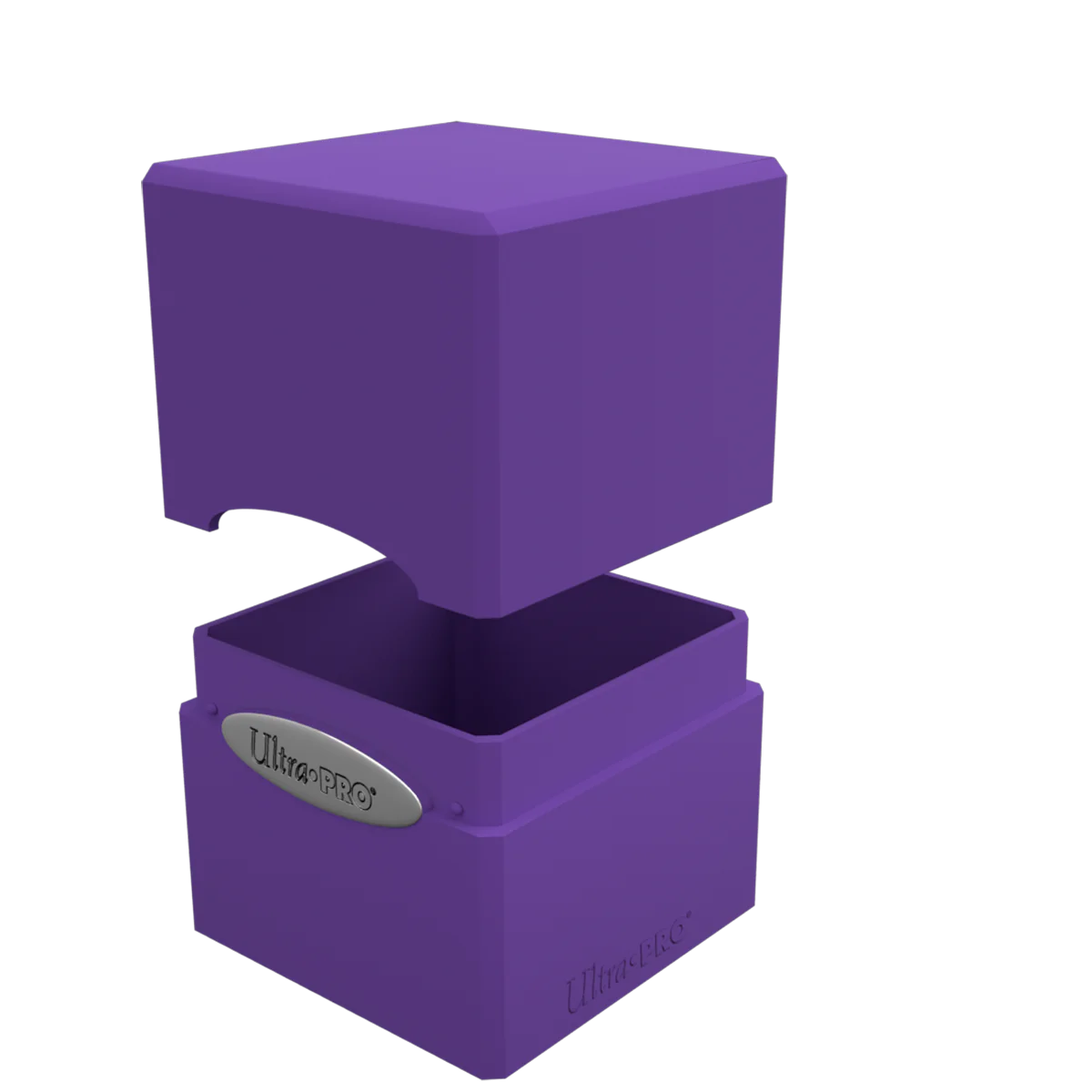 Satin Cube Deck Box 100+ – Royal Purple