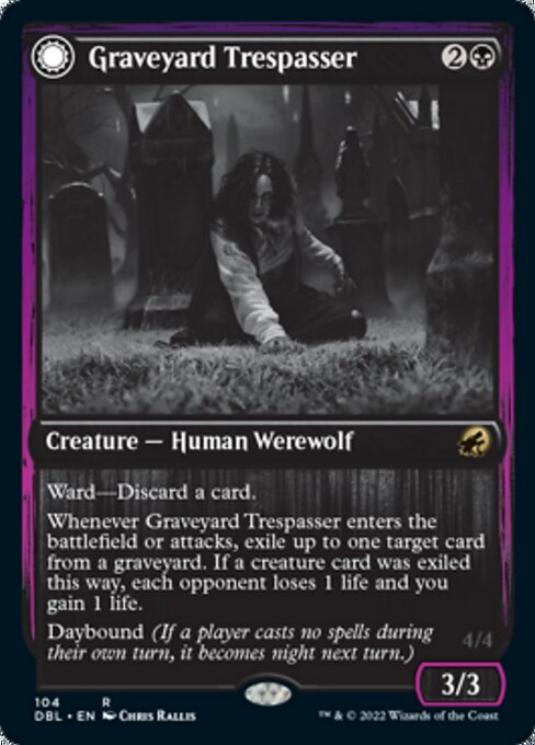 Graveyard Trespasser // Graveyard Glutton – Foil