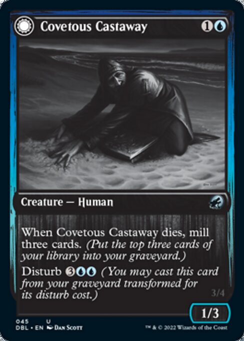 Covetous Castaway // Ghostly Castigator – Foil