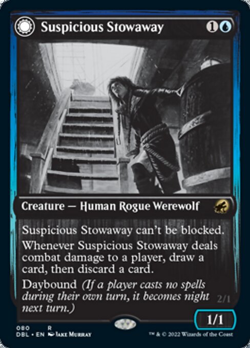 Suspicious Stowaway // Seafaring Werewolf – Foil
