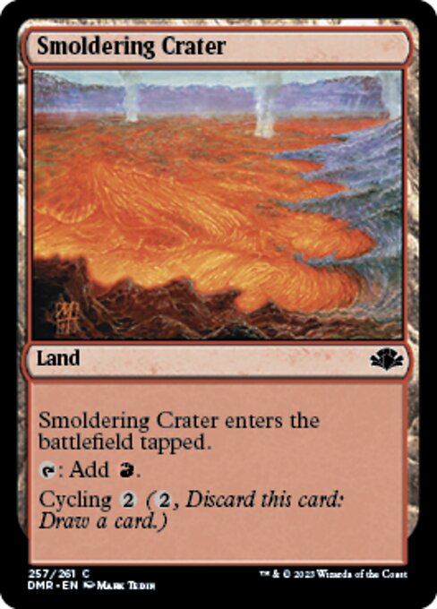 Smoldering Crater – Foil