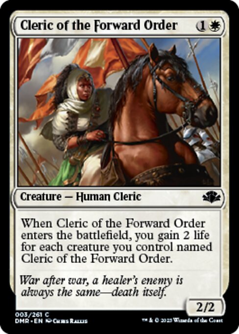 Cleric of the Forward Order – Foil