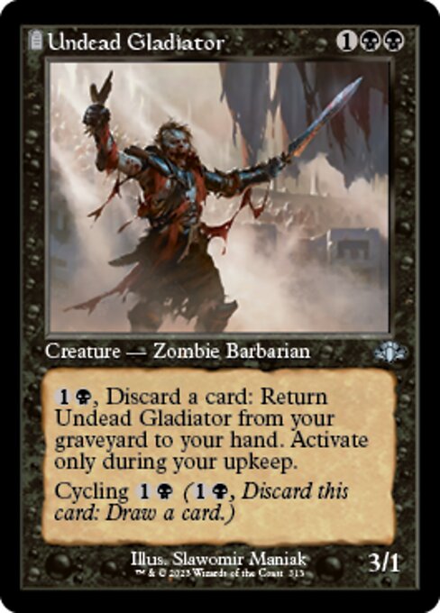 Undead Gladiator – Old-Frame – Foil