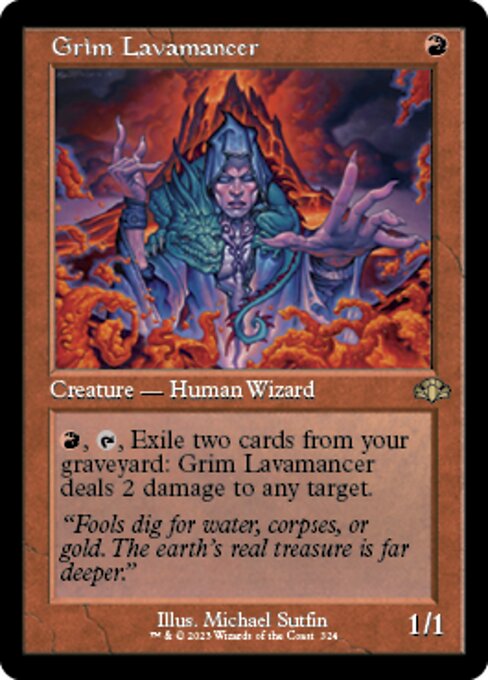 Grim Lavamancer – Old-Frame