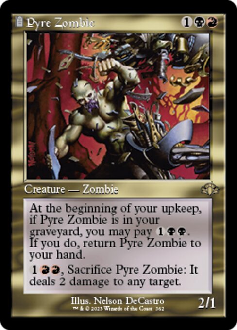 Pyre Zombie – Old-Frame – Foil
