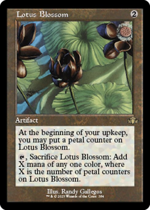 Lotus Blossom – Old-Frame – Foil