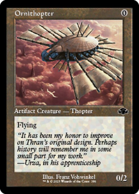 Ornithopter – Old-Frame