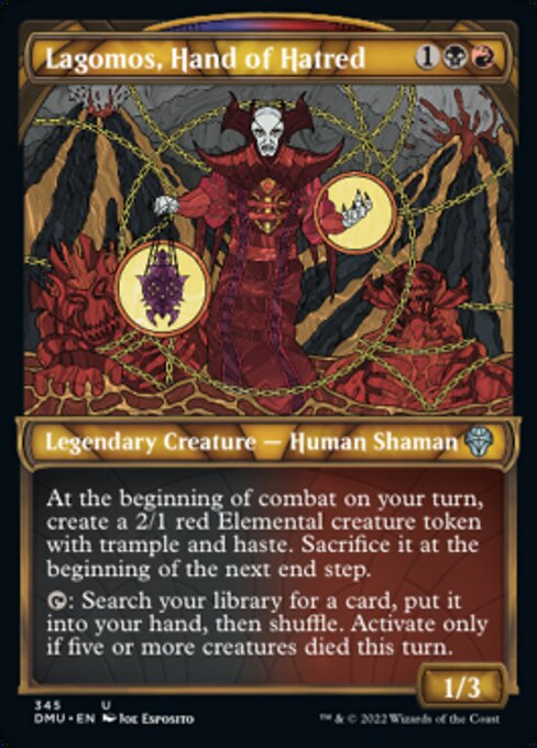 Lagomos, Hand of Hatred – Textured Foil